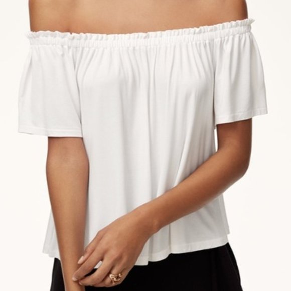 Aritzia Wilfred Sartre Off the Shoulder Top - Picture 2 of 8